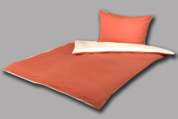 Povlečení LeRoy® JERSEY 140x220+70x90cm dvoubarevné se zipem