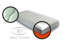 Matrace LeRoy 3D silver  X3