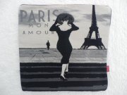 Povlak na polštářek - Dáma v Paříži